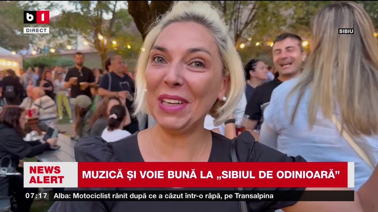 MUZICĂ ȘI VOIE BUNĂ LA „SIBIUL DE ODINIOARĂ”.Știri B1TV_24 aug.2025