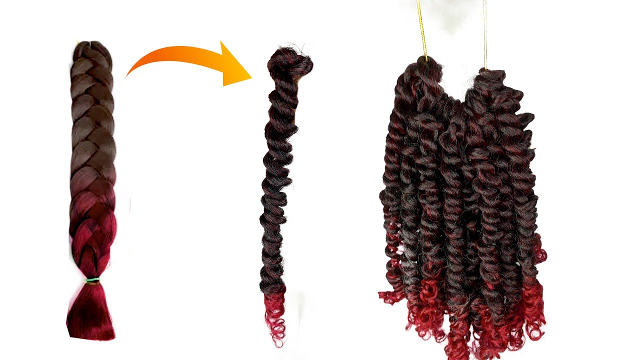 DIY PASSION TWIST CROCHET USING EXPRESSION BRAID EXTENSION - Easy Steps