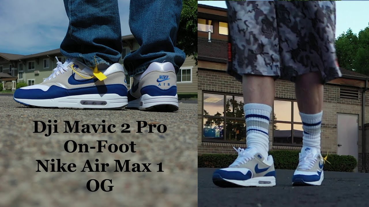 On Foot Nike Air Max 1 OG recorded with DJI Mavic 2 Pro