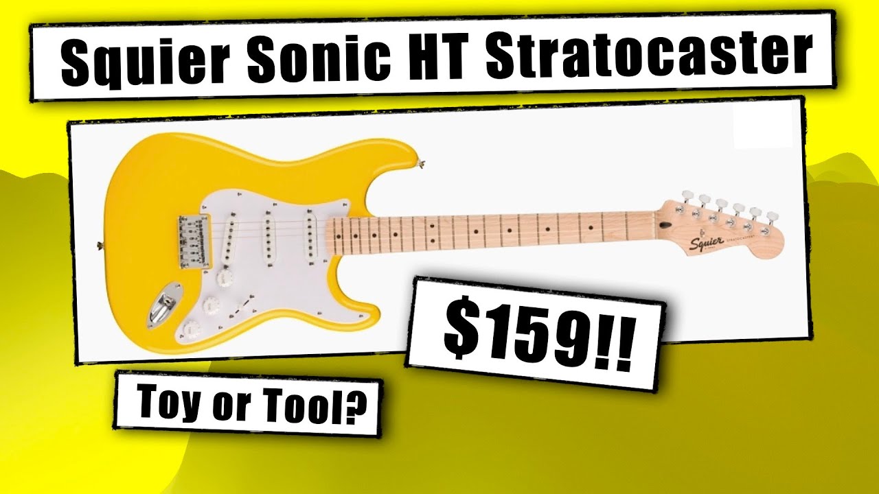 Squier Sonic HT Stratocaster - Review and Demo