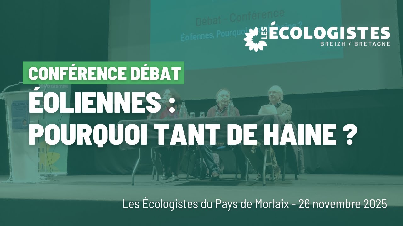 Éoliennes : pourquoi tant de haine ? | avec Cédric Philibert 📍Langolvas le 26/11/25