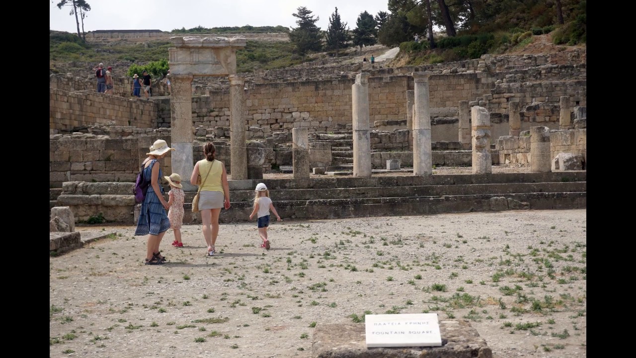 Rhodes Greece The city of Kamiros May 2018