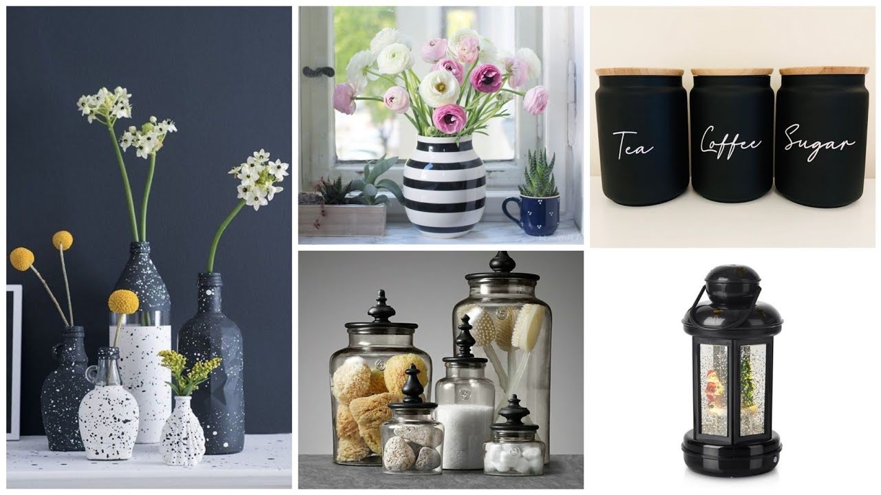 افكار✨إعادة تدوير بسيطة وراقية #قنينات زجاج#قراعي#قارورات#برطمانات recyclage  2022des pots #diy#home