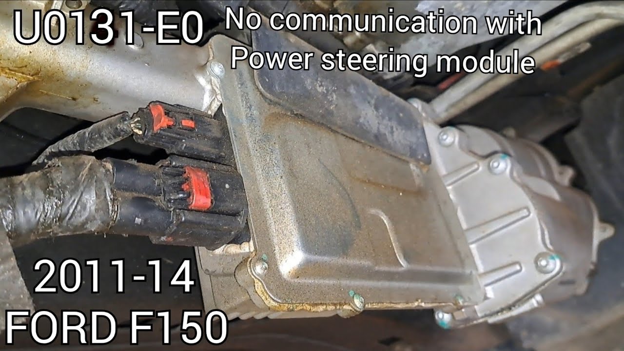 FORD F150 hard to steer not drivable U0131