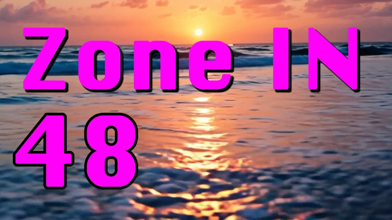 Zone IN Meditations - #48 in B -  20 Minute Meditation - Calm visuals - musical droning.