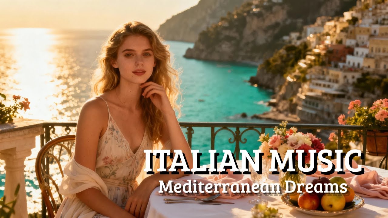 Mediterranean Harmony 🎶 Italy Relax Vibes for 2+ Hours Amalfi Coast & Lake Como