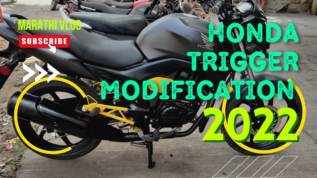 Bike Modification | 2022 | Free Amazon Coupon | Honda Trigger | मराठी VLog 106 #modify #bike #honda