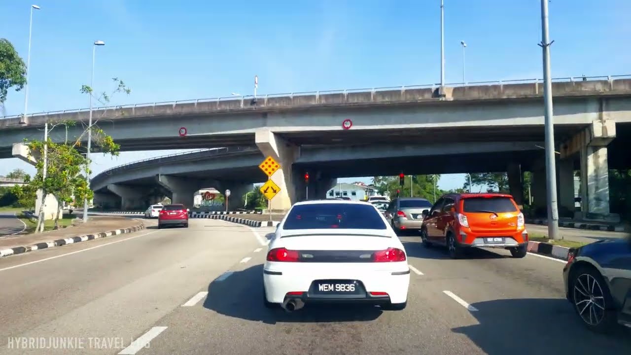 [4K Hyperlapse] From Muar to Segamat Morning Drive - Lapse It apps