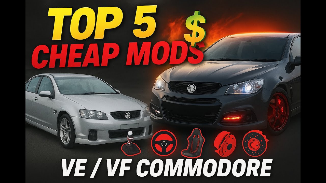 Top 5 Cheap Mods for Under $1000 &ndash; VE/VF Commodore (Budget Performance Upgrades!)