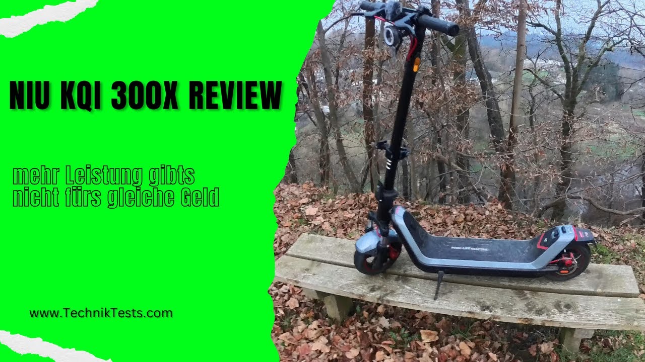 Niu KQI 300x Review - mehr Leistung gibt es fürs Geld nirgendwo / E-Scooter mit ABE