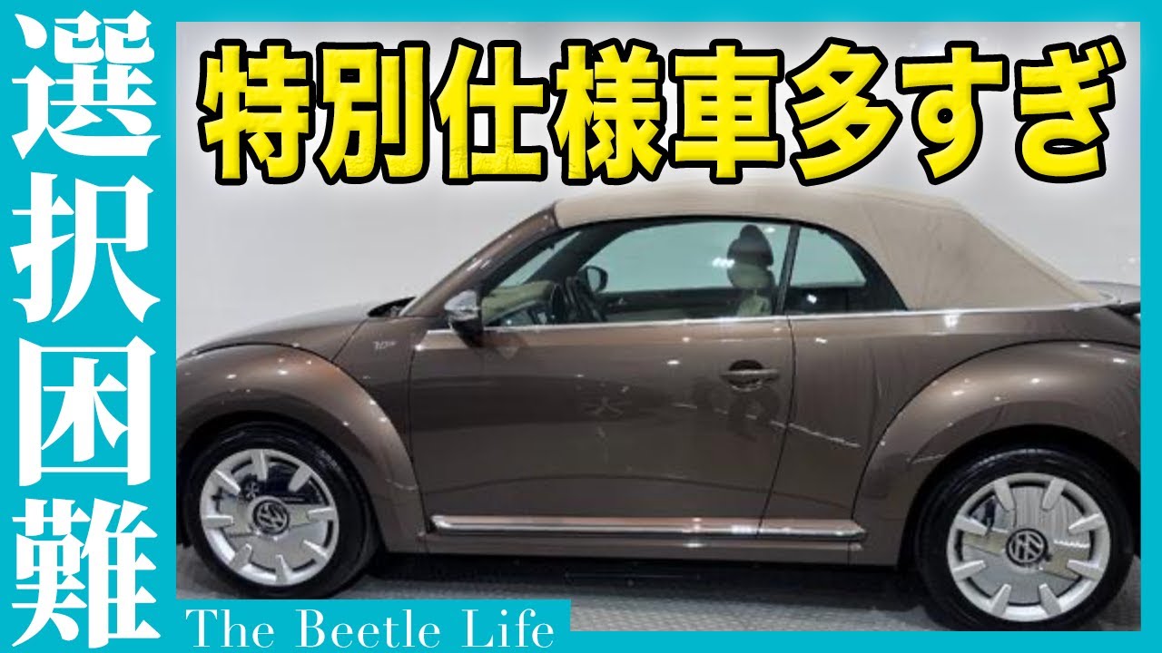 ザ・ビートルの特別仕様車が多すぎて迷ったときの考え方
