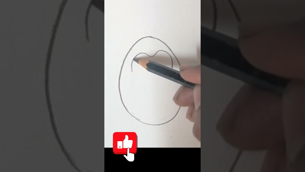 #howtodraw penguin #drawing with oval shape #pendrawing #easydrawing #sketchdrawing