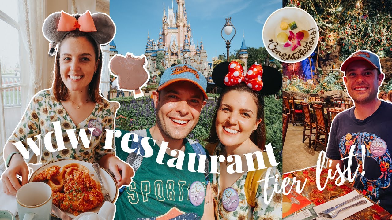 Ranking EVERY Walt Disney World Restaurant We Have Ever Eaten At! | Tier List 2023