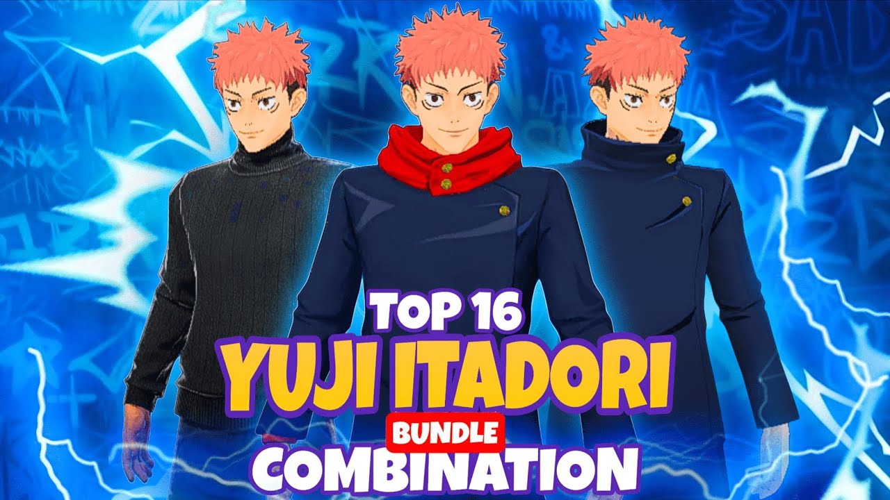 TOP 16 GOD LEVEL DRESS COMBINATION WITH YUJI ITADORI BUNDLE 🔥