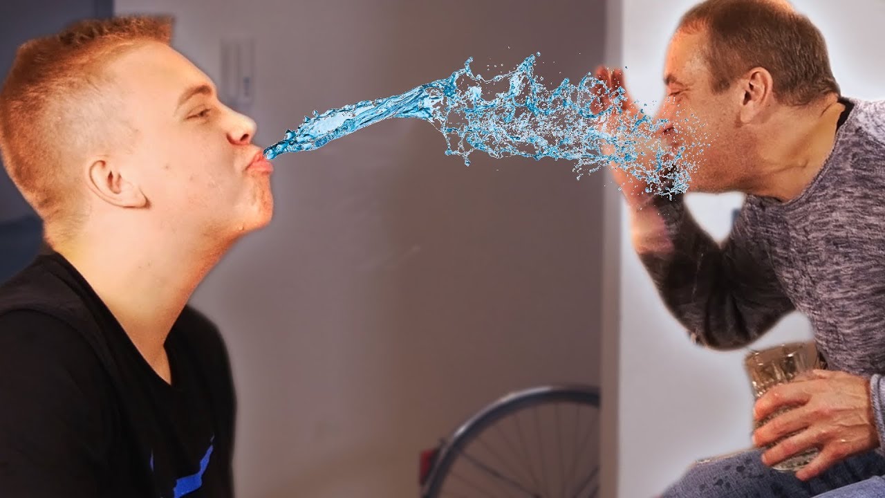 Nicht LACHEN Wasserschlacht gegen AviveHD und SEINEN VATER
