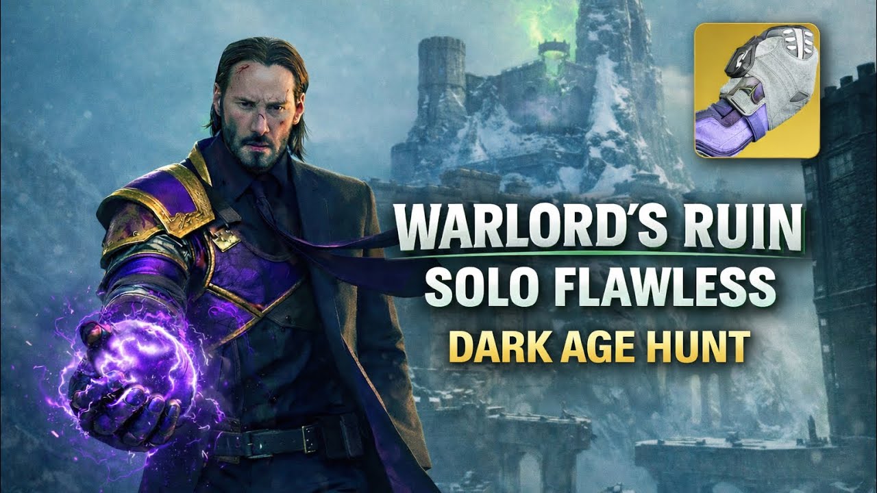 Dark Age Hunt Event I Solo Flawless Warlord’s Ruin I  “John Chunk” (warlock)