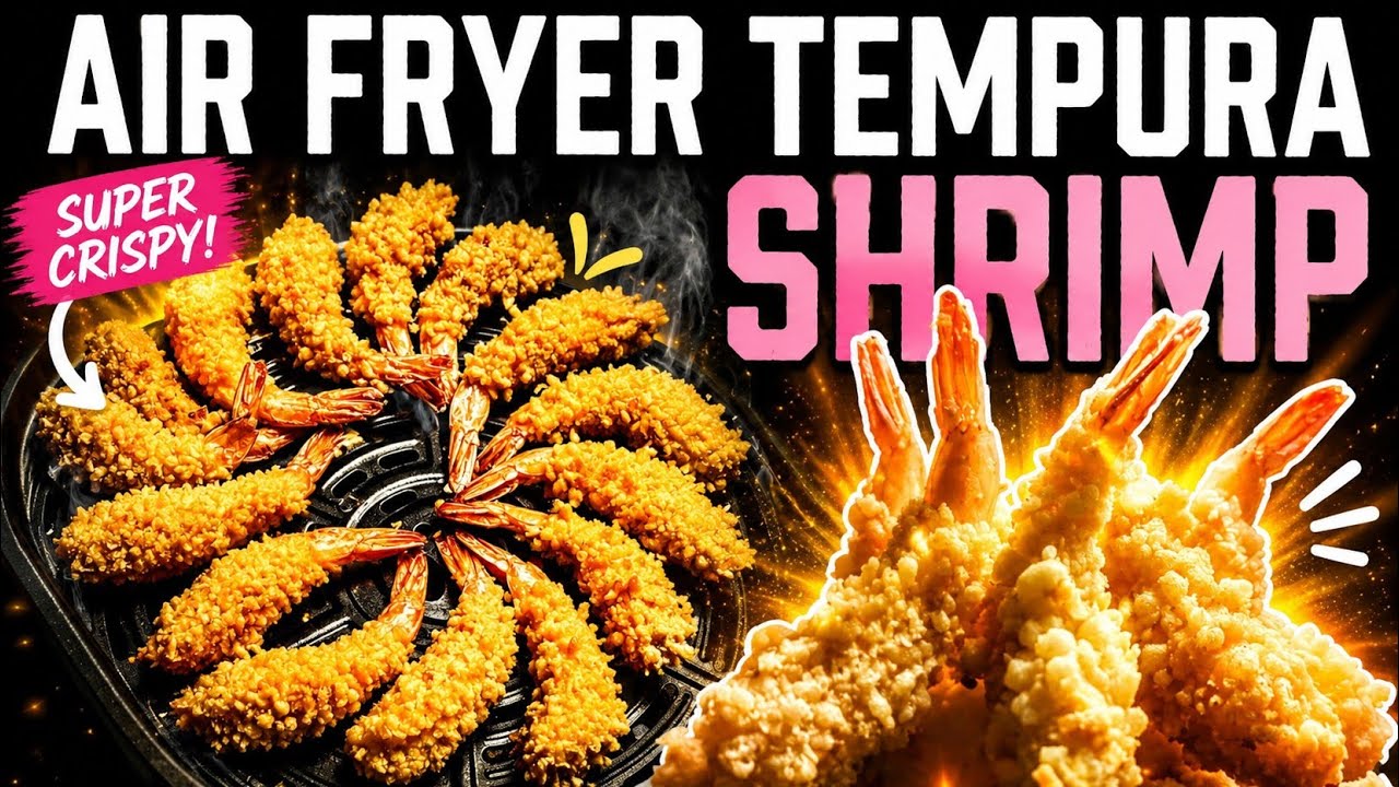 Easy Air Fryer Tempura Shrimp | Fresh, Crispy & Delicious!