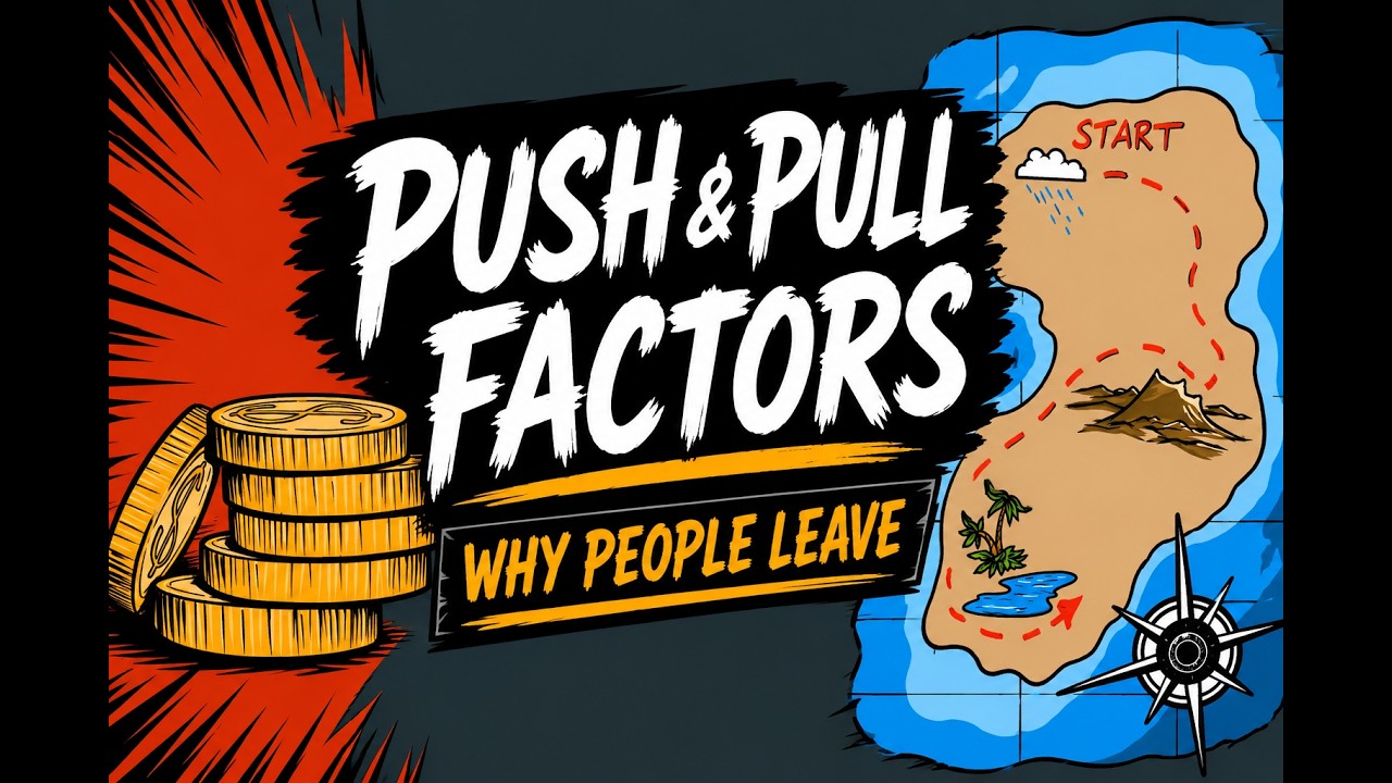 Push & Pull Factors - Definition for Kids