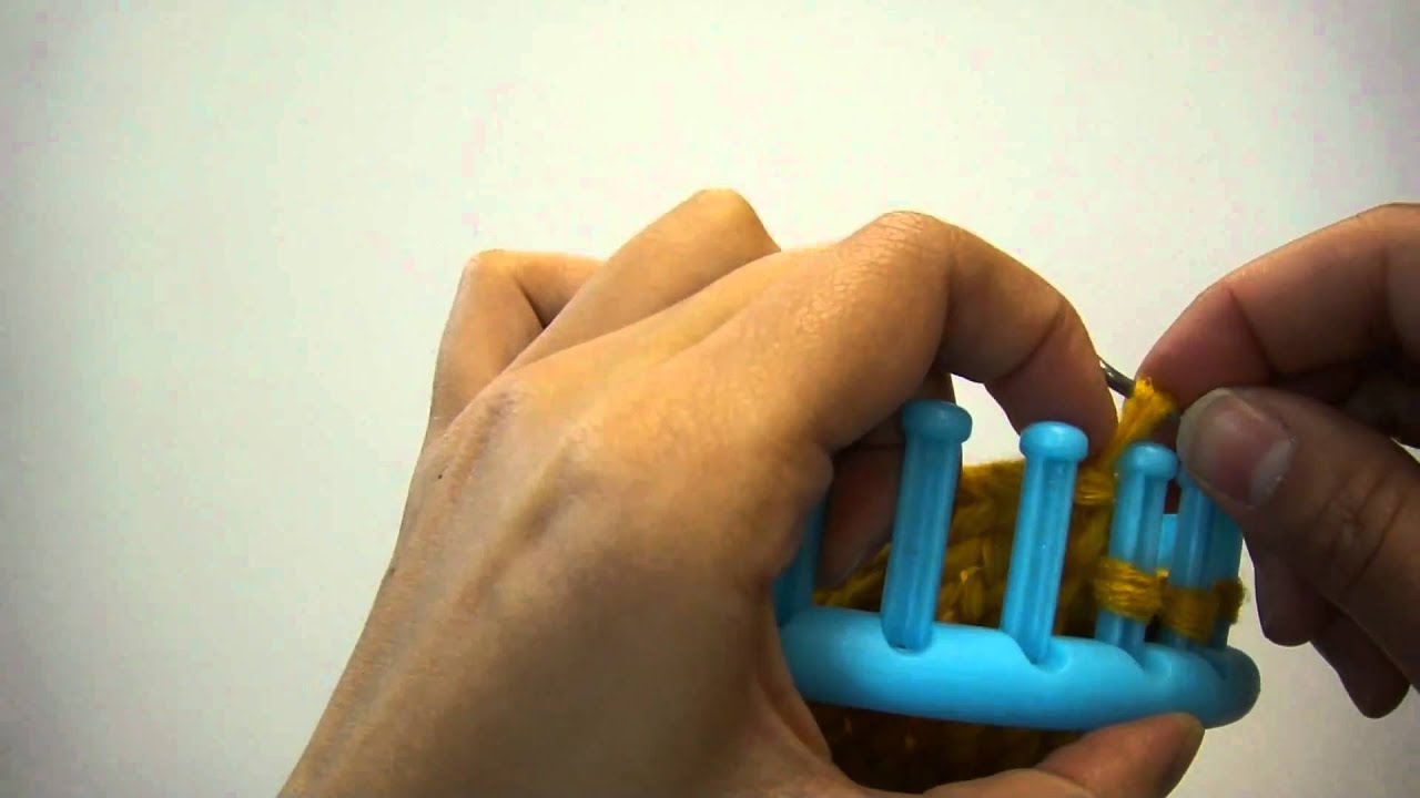 Knitting Loom (Strickring) - "Abstricken" (Video ist auch für Serenity Loom geeignet)