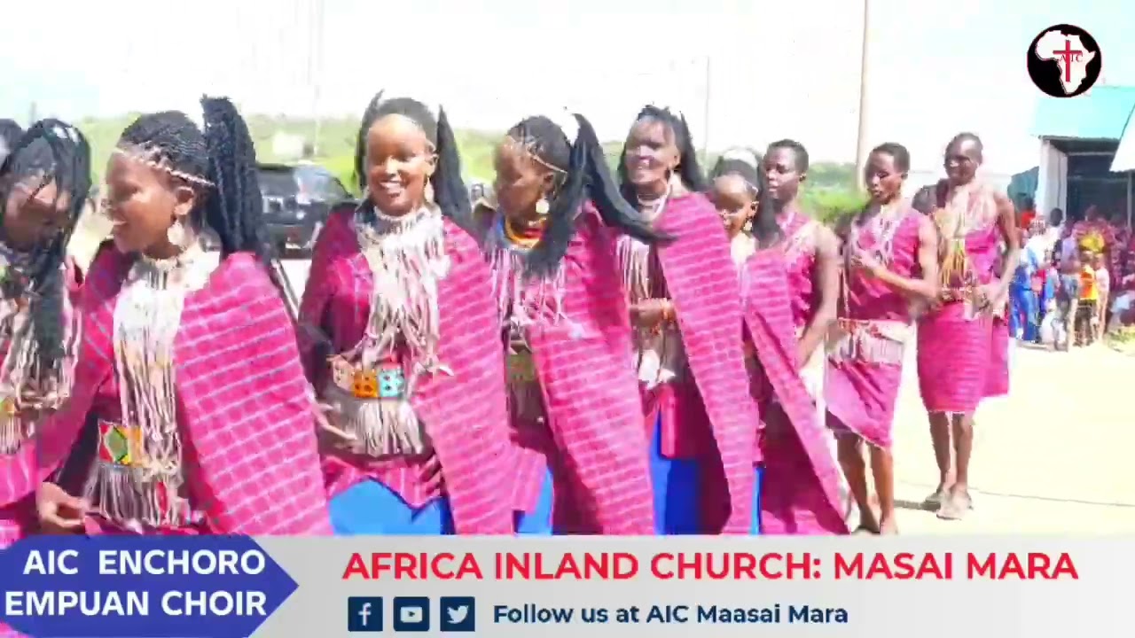 AIC Enchoro Empuan presenting during a Choir competition at AIC masai mara