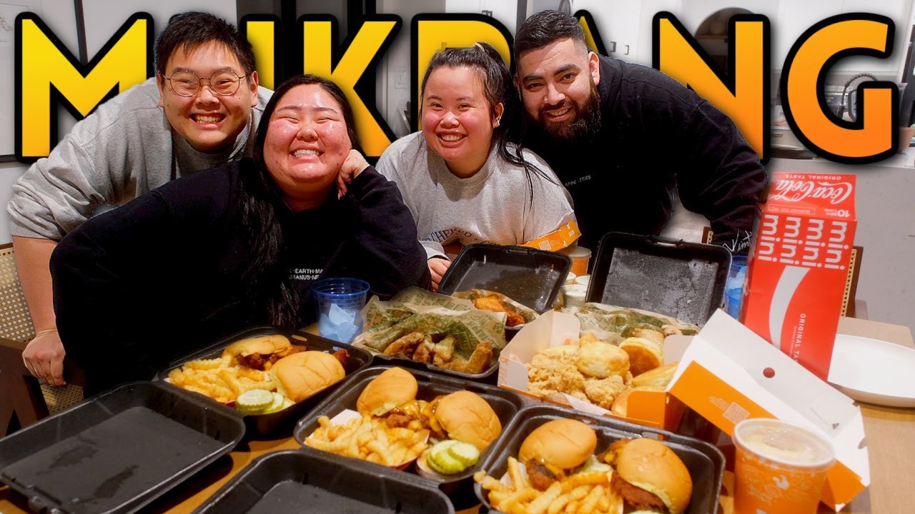Giant Wingstop Wings Mukbang + Popeye's Wings + Dave's Hot Chicken Mukbang 먹방 Eating Show (So Fun!)