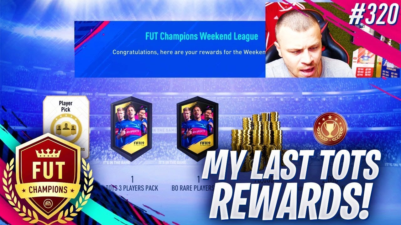 FIFA 19 MY ELITE TOTS FUT CHAMPIONS REWARDS! GOOD BYE TOTS!
