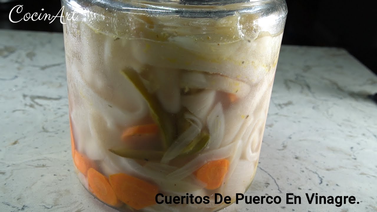 Cueritos De Puerco 🐷  En Vinagre. ‘’La mejor y mas fácil receta‘’