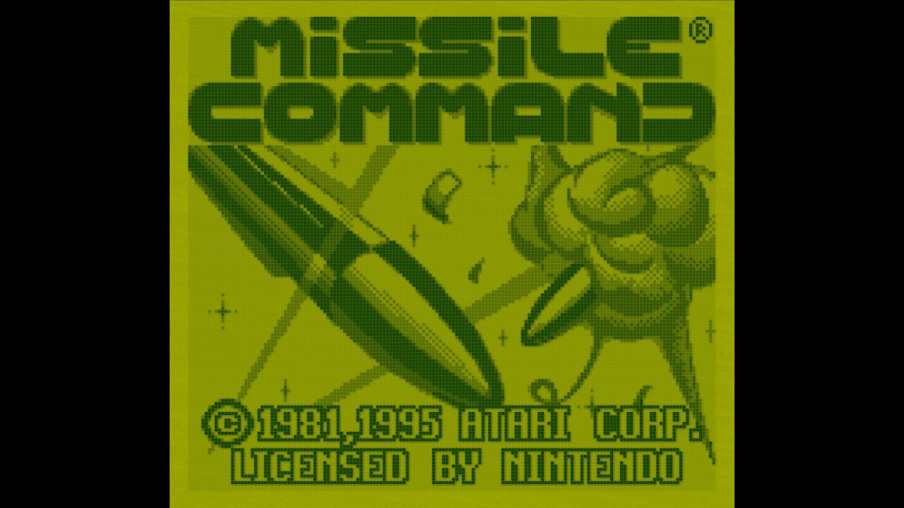 Arcade Classics Asteroids & Missile Command (Game Boy)