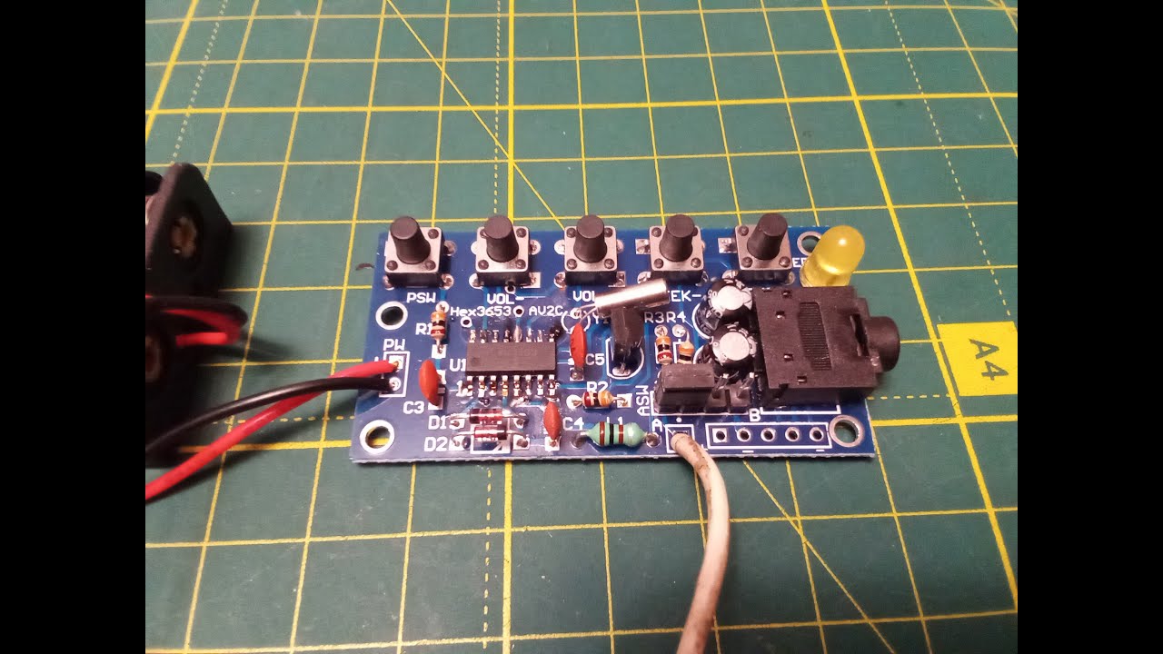 Начинающим.Набор FM-RADIO-KIT .FM радиоприёмник на микросхеме Hex 3653.