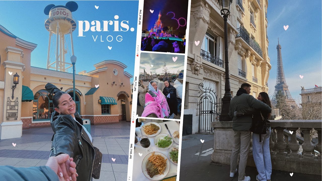 PARIS VLOG! we spent 13 hours in disneyland, unlimited steak frites & more!