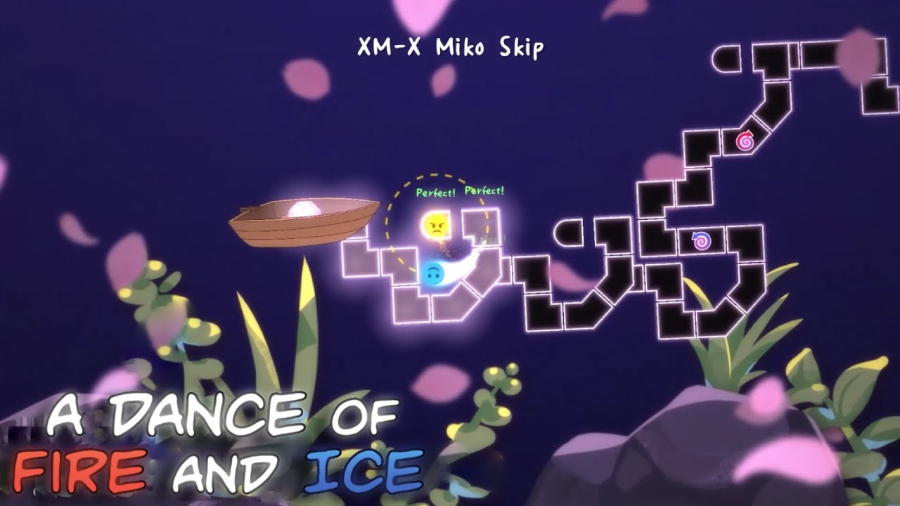 NEW ADOFAI XTRA WORLD | XM-X Miko Skip - Kirara Magic (A Dance of Fire and Ice)