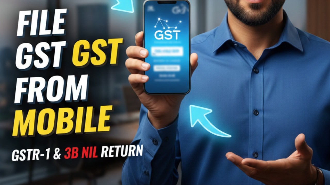 File GSTR-1 & GSTR-3B NIL Return Without CA | Complete GST Return Tutorial for Beginners