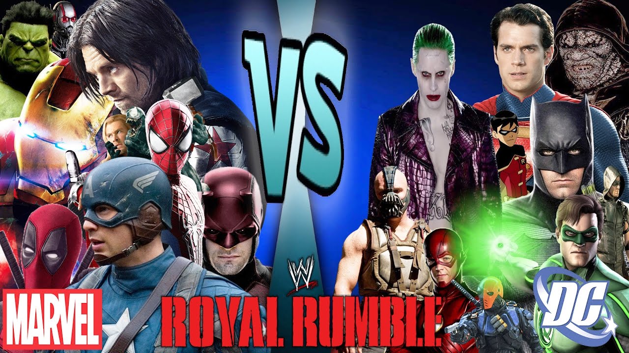 MARVEL VS DC COMICS - EPIC SUPERHEROES BATTLE! (ROYAL RUMBLE)