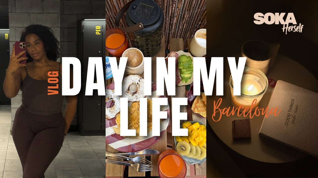 Une journée dans ma vie à Barcelone | Mom life, Workout, Girl boss edition