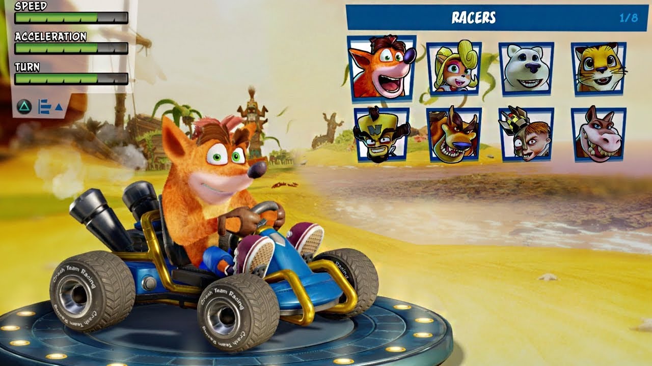 Crash Team Racing Nitro-Fueled — 101% прохождение (классика) | Часть 1