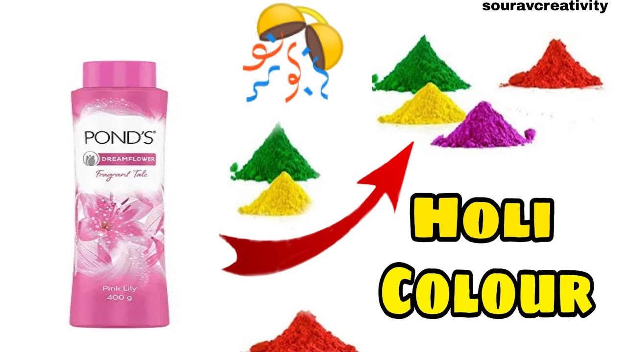 How To Make Holi Colours At Home | Homemade Colours | Holi Colours Making