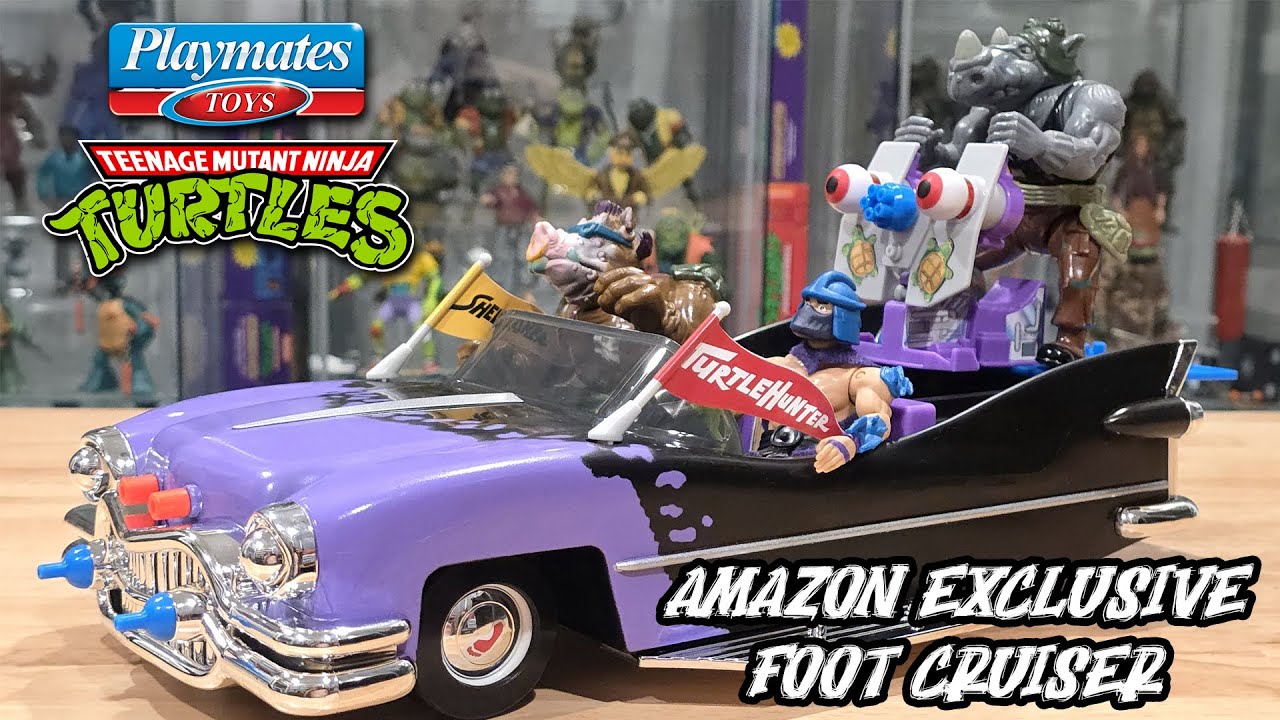 Эксклюзивная распаковка и обзор игрушечного крейсера TMNT Foot Cruiser от Amazon — Playmates Toys