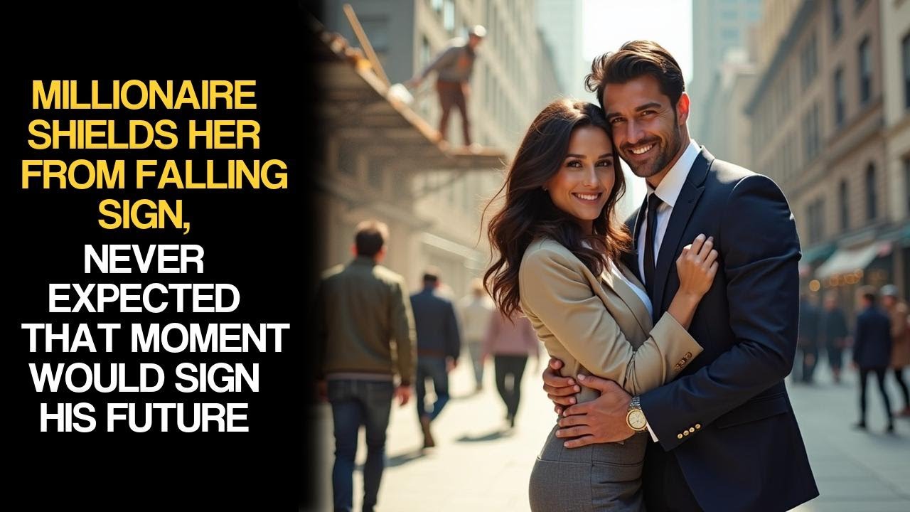 Millionaire Shields Her From Falling Sign, Never Expected That Moment Would Sign His Future