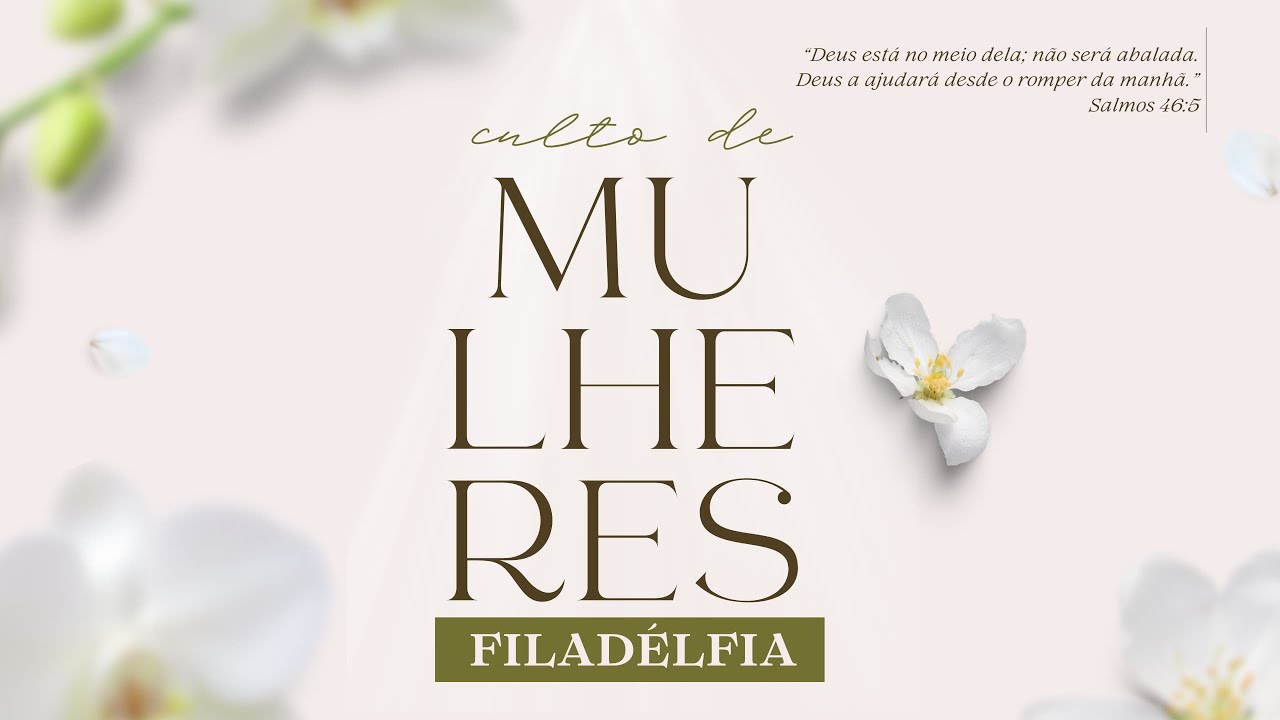 CULTO DE MULHERES | ADPB GASPARINO RIBEIRO | 04/01/2025