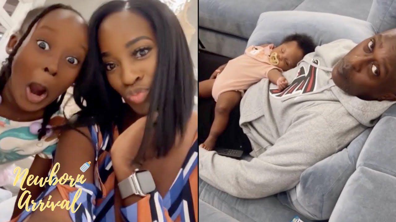 Shamea Morton's Daughter Shiloh Is Healthier Resting In Daddy's Arms! 🙏🏾
