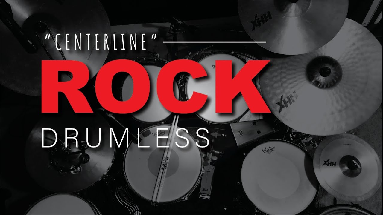 Drumless Rock Track with cowbell - Original play along songs without drums for practice  - 130 bpm