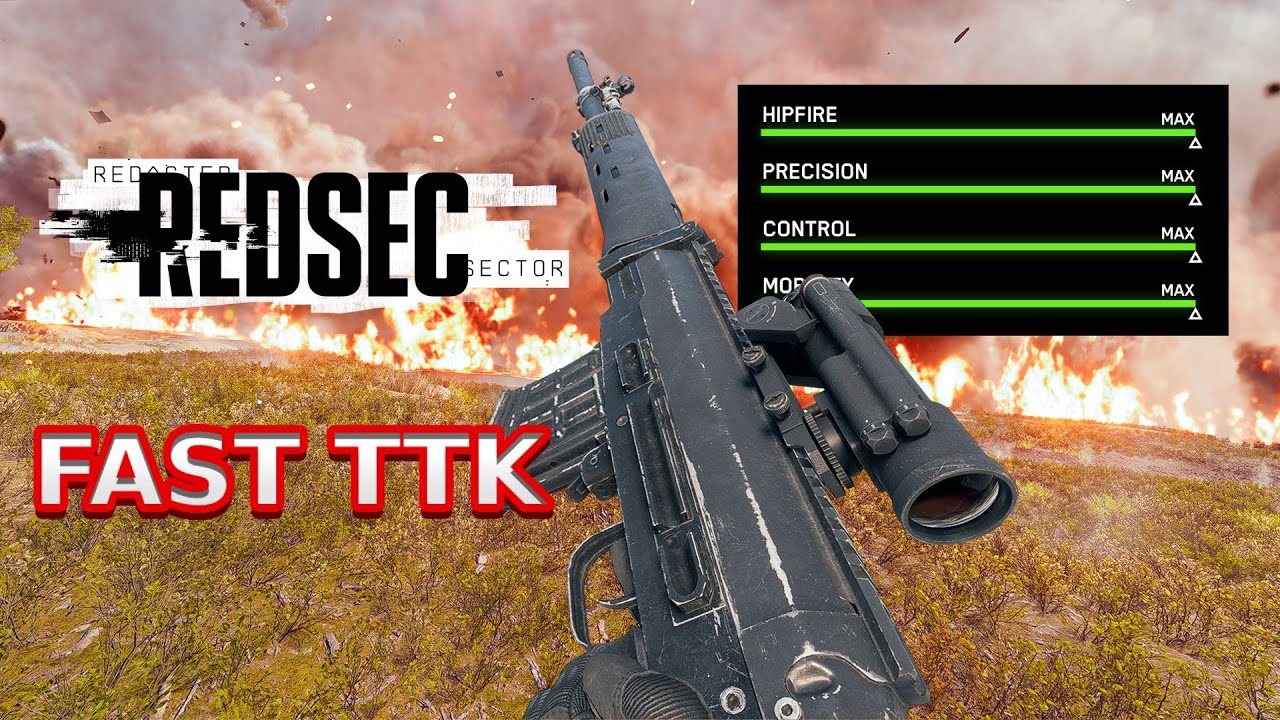 MOST ACCURATE, HIGH DAMAGE LONG RANGE REDSEC WEAPON
