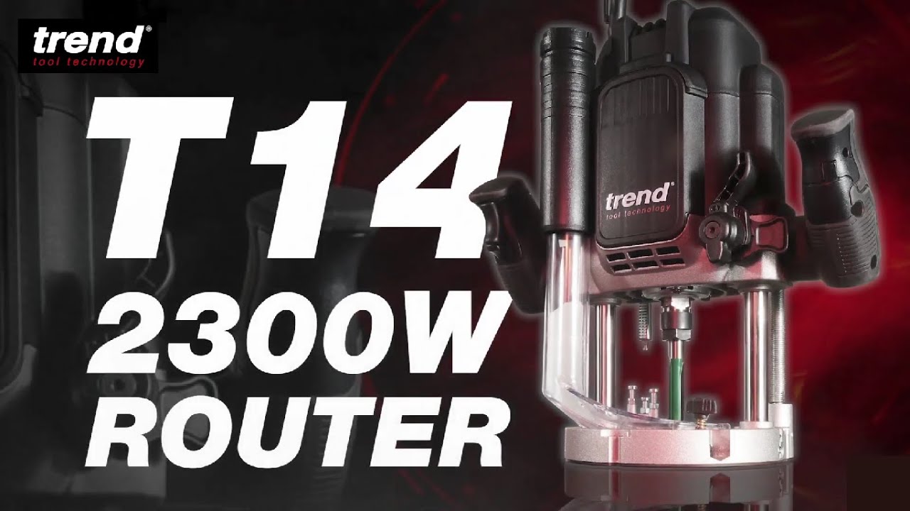 Trend T14 2300W Variable Speed Workshop Router