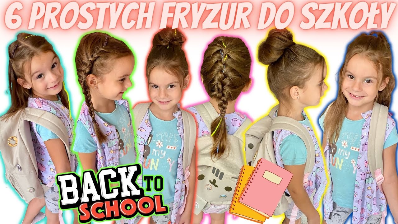 Łatwe i szybkie fryzury do szkoły💖 Back to school📌✂️