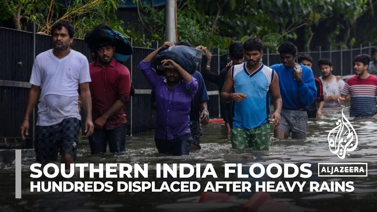 India floods: Hundreds stranded after 'record rain' in Tamil Nadu