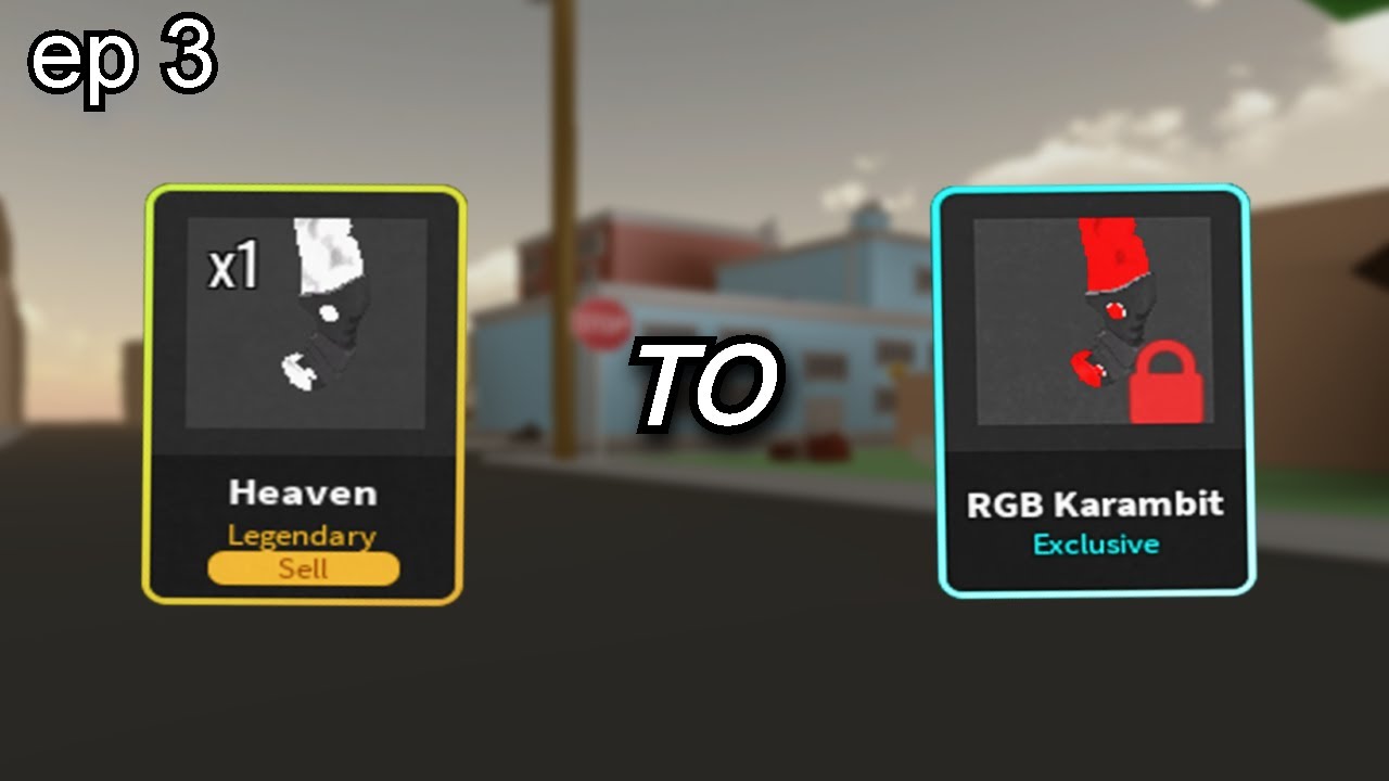 Trading Heaven Knife To RGB karambit Knife ep 3