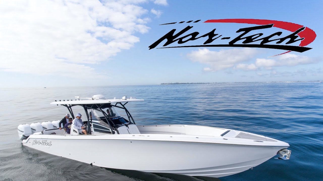 Nor-Tech 390 Sport powered by Quad Mercury 350 Verado's