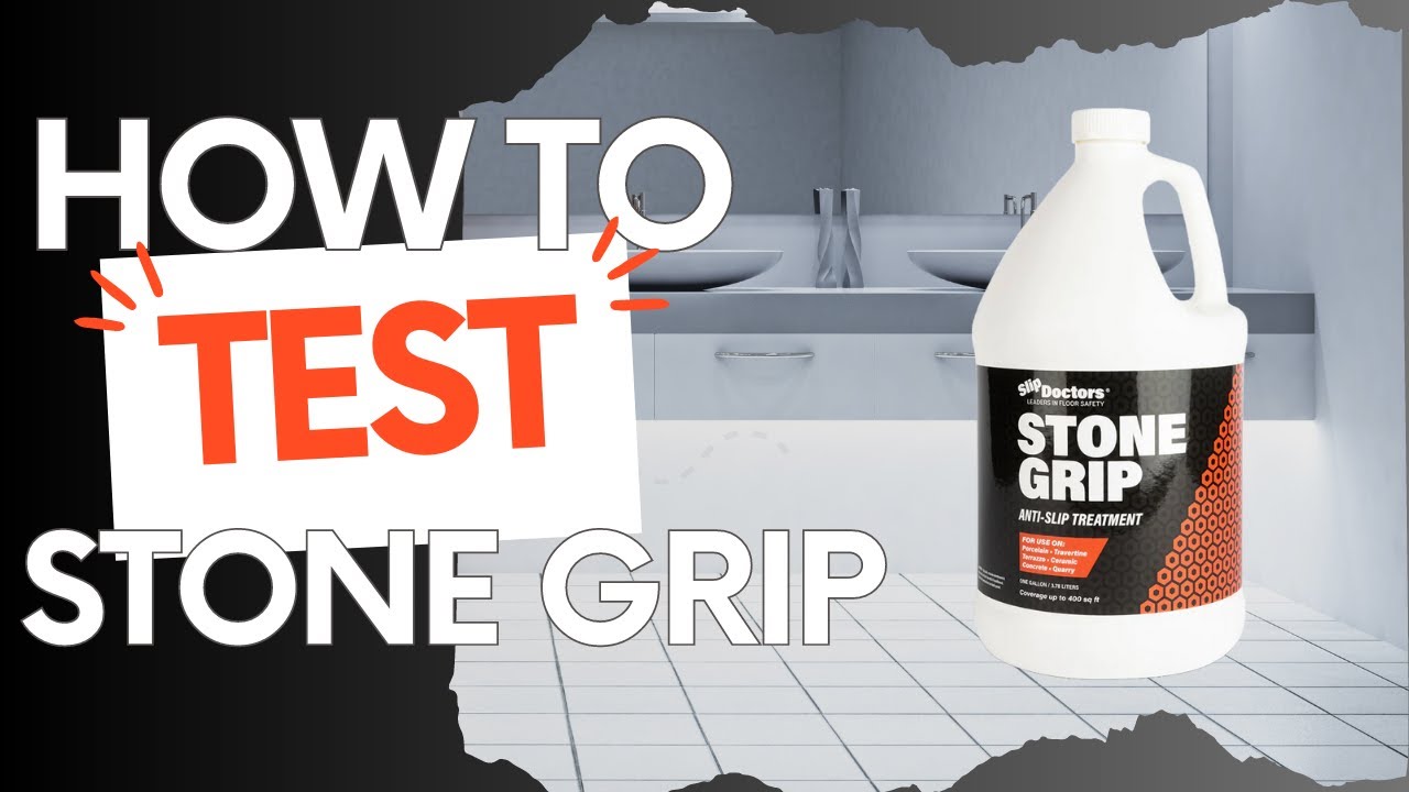 How to Test Stone Grip Non-Slip Tile Treatment - Instructional Video