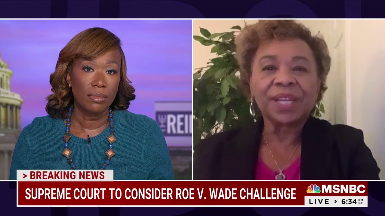 Congresswoman Barbara Lee Joins Joy Reid on MSNBC to Discuss the Future of Roe v. Wade