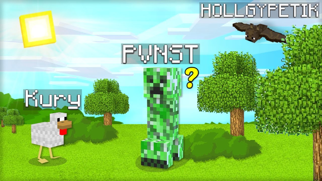 3 NAD&Scaron;ENCI JSOU MOBOV&Eacute; V MINECRAFTU ! KDO VYHRAJE?
